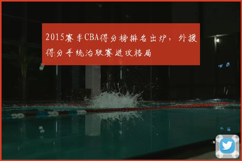 2015赛季CBA得分榜排名出炉，外援得分手统治联赛进攻格局