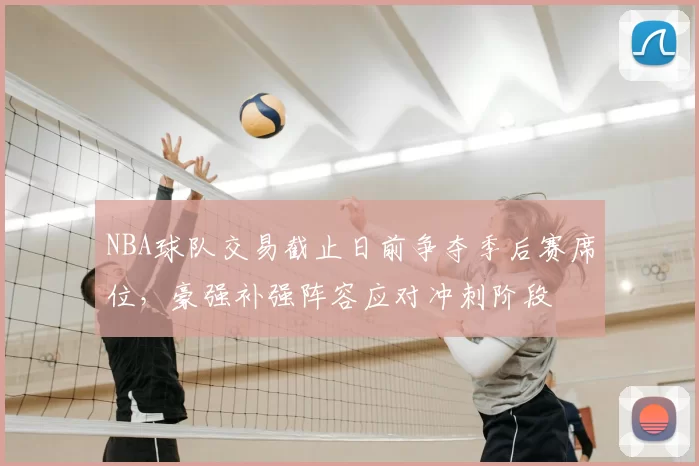 NBA球队交易截止日前争夺季后赛席位，豪强补强阵容应对冲刺阶段