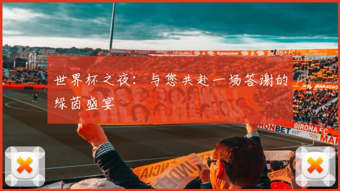 世界杯之夜:与您共赴一场答谢的绿茵盛宴